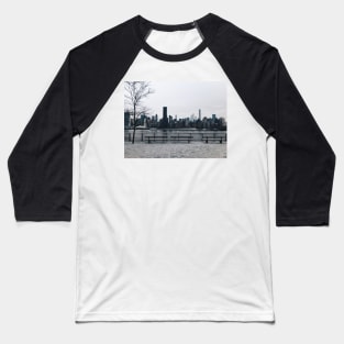 NYC Manhattan Skyline from LIC, Queens Baseball T-Shirt